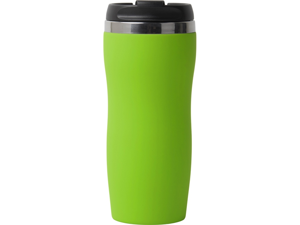 Термокружка Double wall mug C1, soft touch, 350 мл, зеленое яблоко - купить оптом