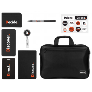 Welcome pack Swift start, черный с нанесением - купить оптом