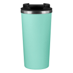 Термокружка Double wall mug C1, soft touch, 350 мл, желтый - купить оптом