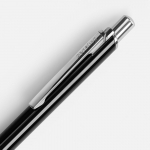 Ручка шариковая Arvent Glossy, черная, фото 3