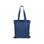 Сумка для шопинга Carryme 140 хлопковая, 140 г/м2, нейви, синий нэйви, фото 2