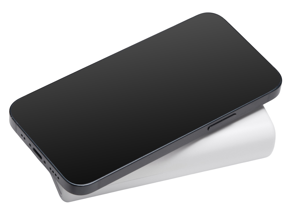 Внешний беспроводной аккумулятор 2-в-1 с функцией зарядки Apple Watch, QC/PD AtomIQ, 10000 мАч, белый - купить оптом