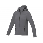 Куртка софтшел Langley женская, steel grey, темно-серый