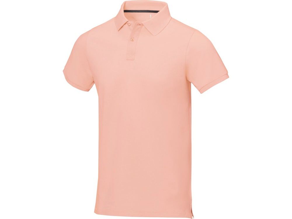 Calgary мужская футболка-поло с коротким рукавом, pale blush pink, бледно-розовый - купить оптом