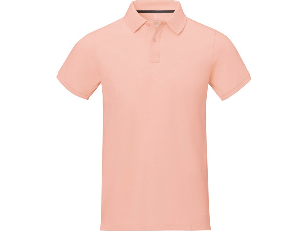 Calgary мужская футболка-поло с коротким рукавом, pale blush pink, бледно-розовый - купить оптом