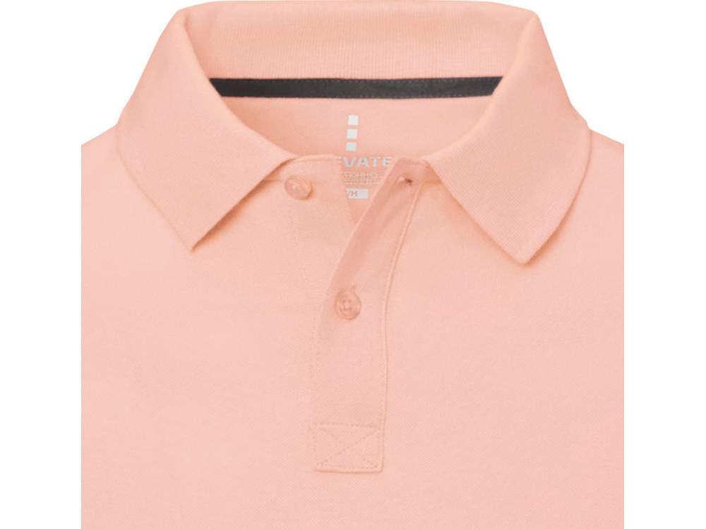 Calgary мужская футболка-поло с коротким рукавом, pale blush pink, бледно-розовый - купить оптом