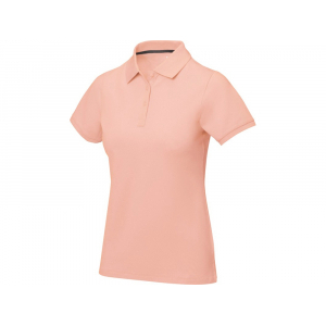 Calgary женская футболка-поло с коротким рукавом, pale blush pink, бледно-розовый - купить оптом