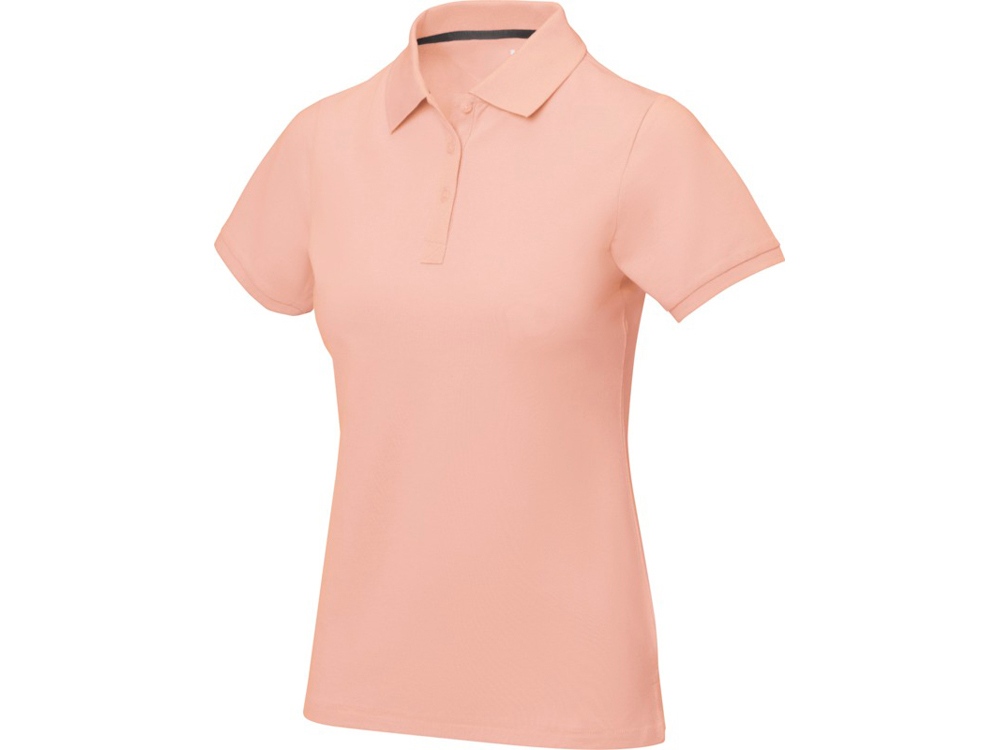 Calgary женская футболка-поло с коротким рукавом, pale blush pink, бледно-розовый - купить оптом