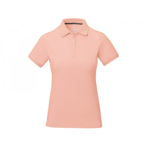 Calgary женская футболка-поло с коротким рукавом, pale blush pink, бледно-розовый - купить оптом