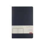 Ежедневник А5 недатированный Megapolis Velvet Flex, темно-синий Navy, фото 1