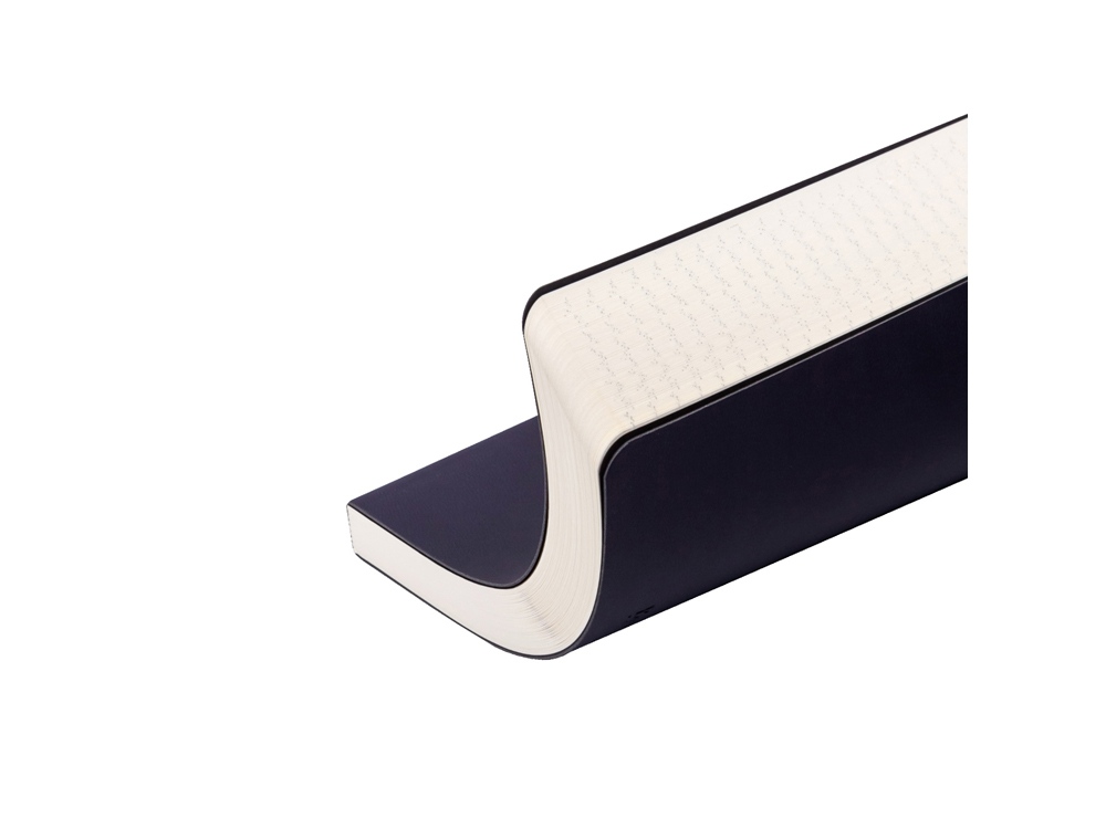 Ежедневник А5 недатированный Megapolis Velvet Flex, темно-синий Navy - купить оптом