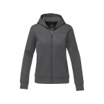 Женская спортивная трикотажная куртка Nubia на молнии, storm grey, серый, фото 1