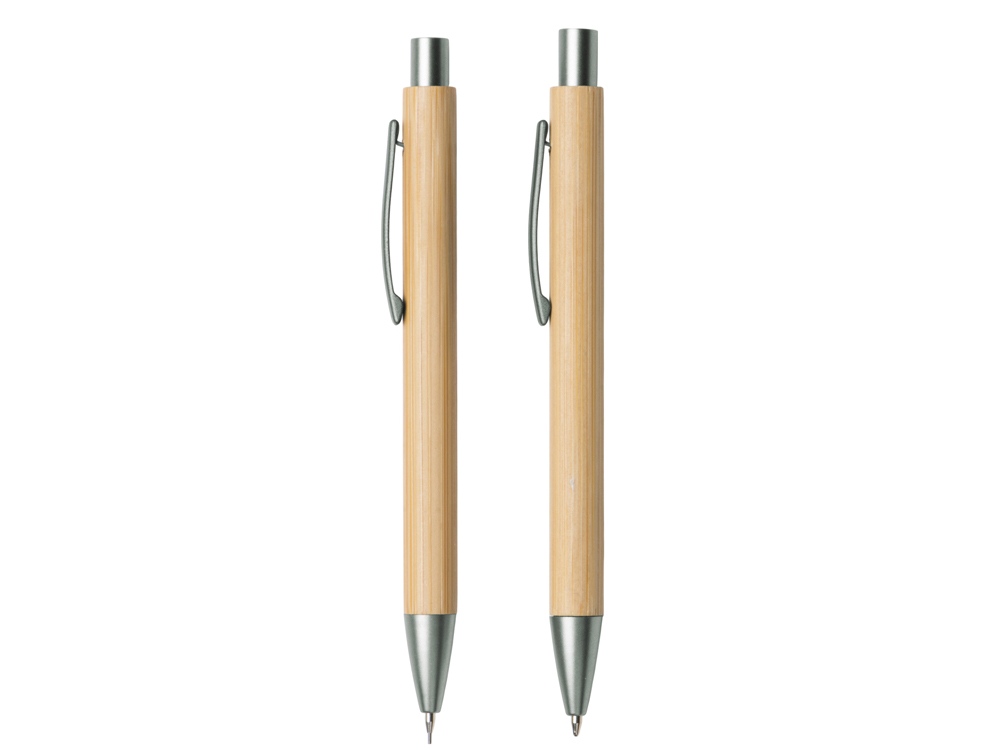 Набор ручка и механический карандаш Tender bamboo, натуральный - купить оптом