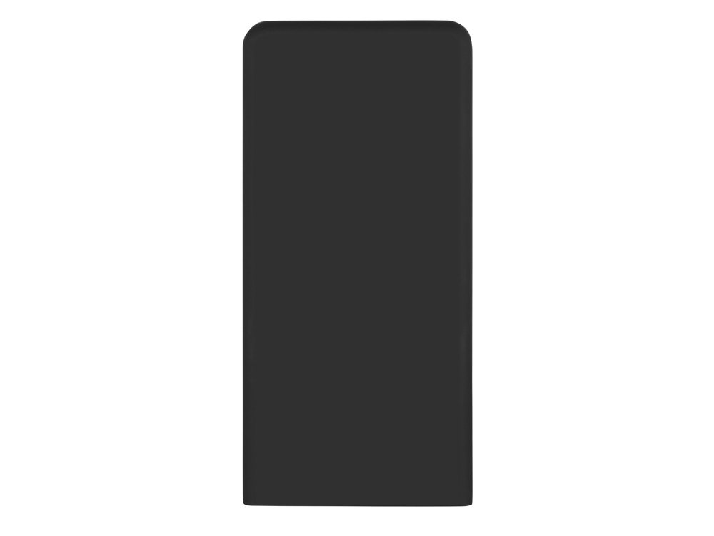 Портативное зарядное устройство с красной подсветкой логотипа Faros, soft-touch, 4000 mAh, черный - купить оптом