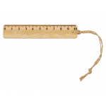Закладка с линейкой из бамбука Bookmark, натуральный, фото 1