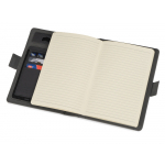 Органайзер с беспроводной зарядкой 5000 mAh Powernote, темно-серый (P), фото 3