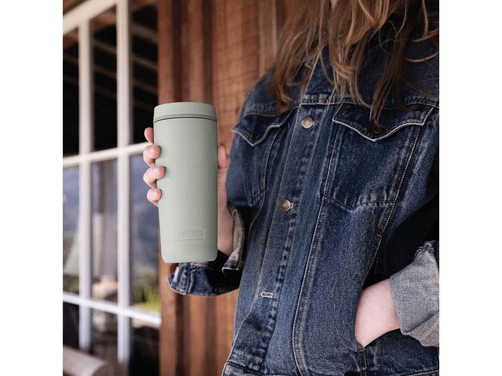 Термокружка из нерж. стали тм THERMOS TS1309 GR 0,53L, серый - купить оптом