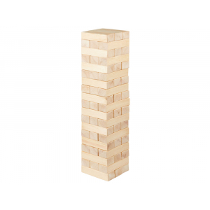 Игра из дерева XL Tower, 57 брусков, натуральный - купить оптом