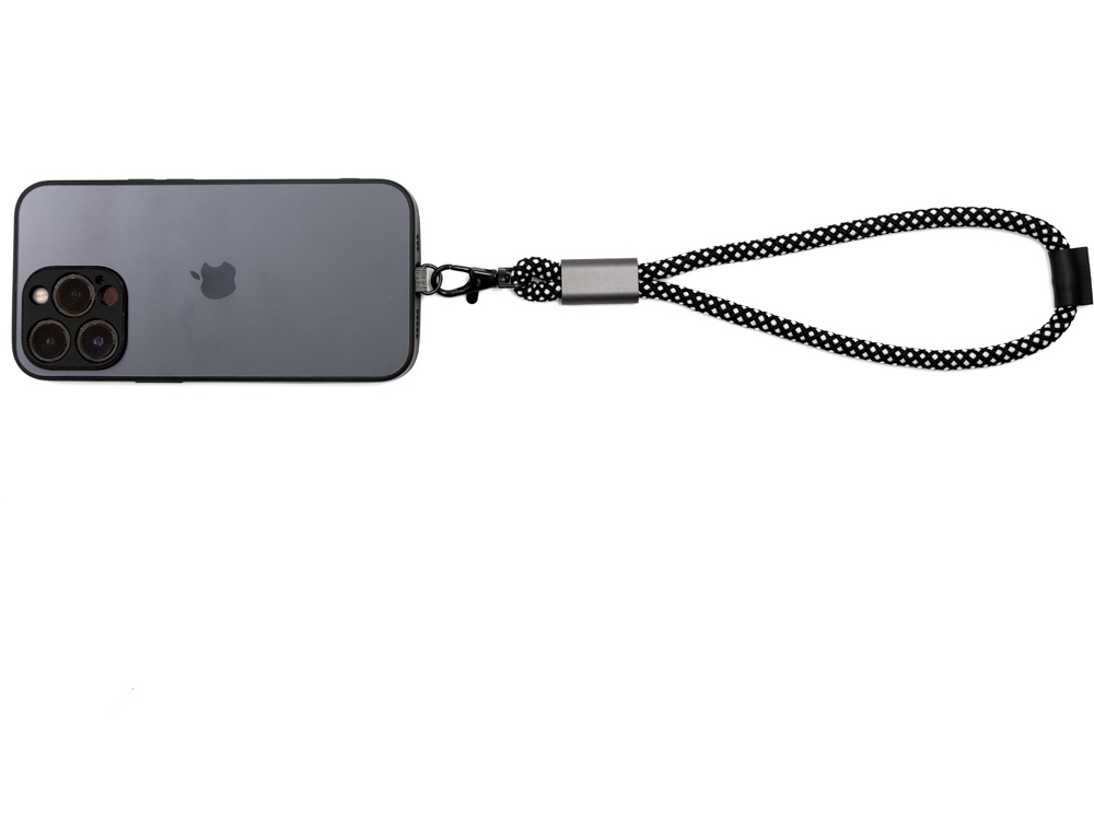 Ремешок-держатель для телефона на запястье Lany Wristband Eco, серый - купить оптом