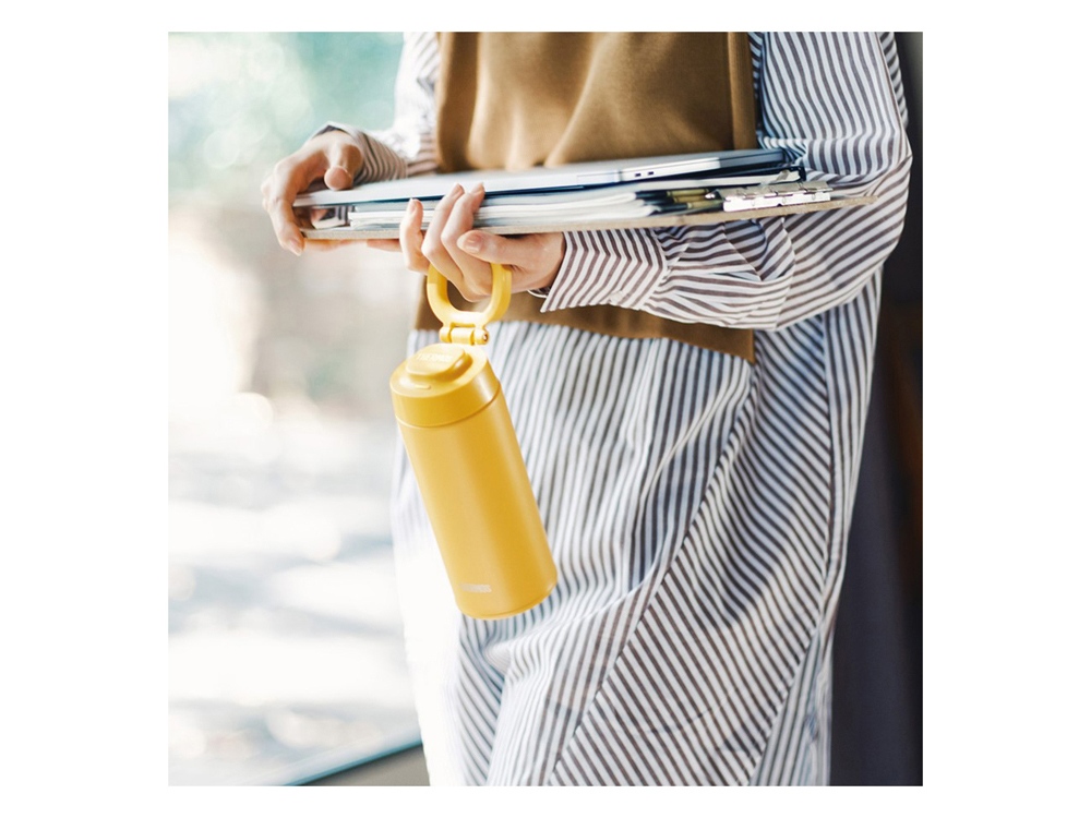Термос из нерж. стали тм THERMOS JOO-500 YL0,5 L, желтый - купить оптом