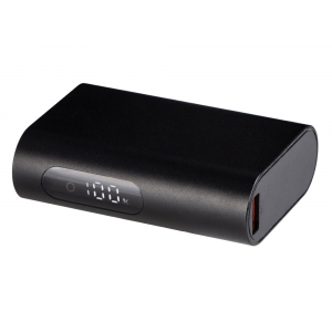 Внешний аккумулятор с QC/PD Qwik, 10000 mah, черный (Р) - купить оптом