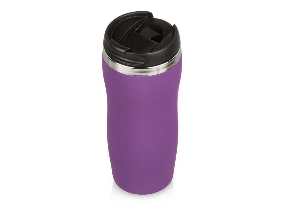 Термокружка Double wall mug C1, soft touch, 350 мл, фиолетовый (Р) - купить оптом