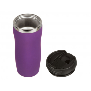 Термокружка Double wall mug C1, soft touch, 350 мл, фиолетовый (Р) - купить оптом