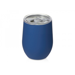 Термокружка Vacuum mug C1, soft touch, 370мл, синий (Р) - купить оптом