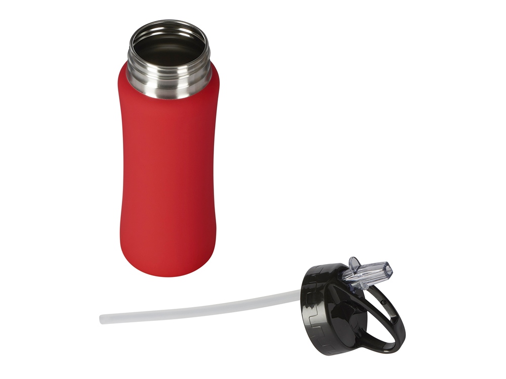 Бутылка для воды Bottle C1, сталь, soft touch, 600 мл, красный (Р) - купить оптом
