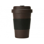 Стакан из кофе с силиконовой манжетой Latte, коричневый (Р), фото 3