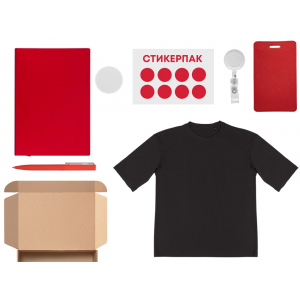 Welcome pack Simple kit, красный - купить оптом