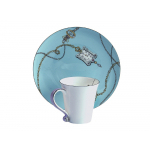 Кружка Valerie Concept CUP ALICE LILAC, белый, фото 1