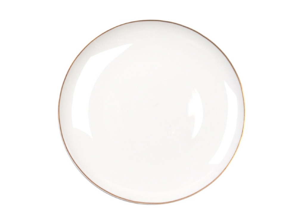Тарелка Valerie Concept PLATE UNI GLD, белый - купить оптом