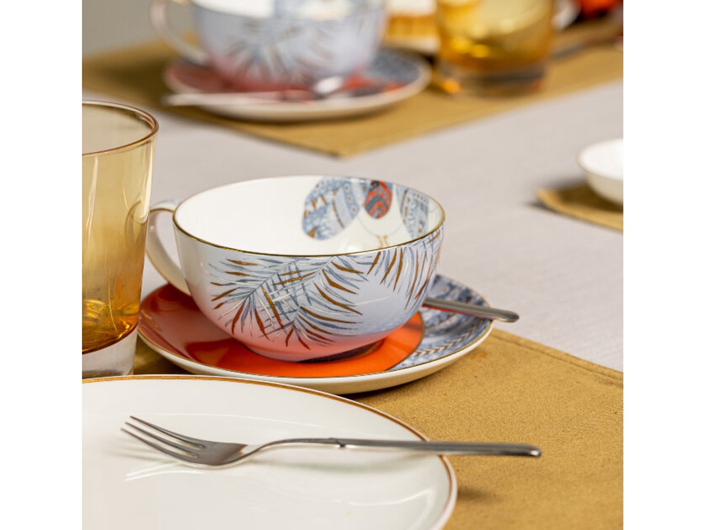 Тарелка Valerie Concept PLATE UNI GLD, белый - купить оптом