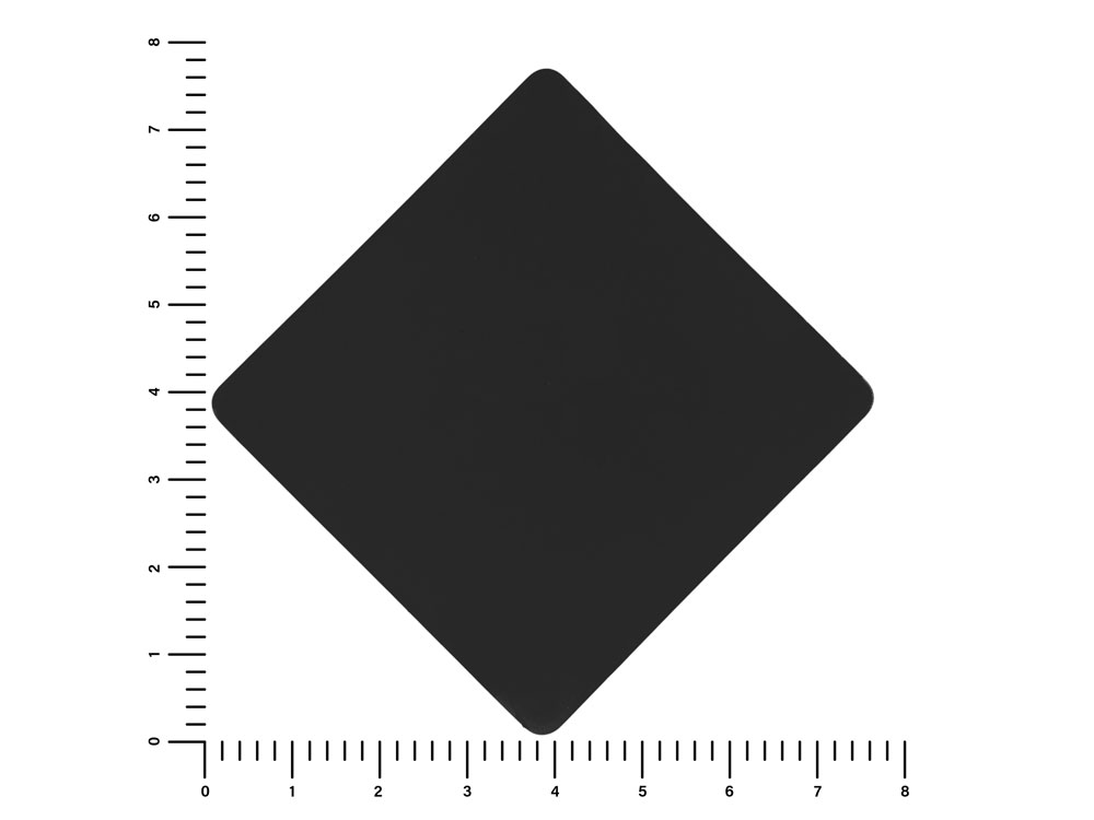 ПАТЧ РОМБ soft-touch (чёрный) 7,6 х 7,6 см, черный - купить оптом