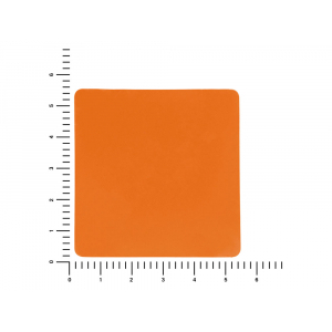 ПАТЧ КВАДРАТ soft-touch (оранжевый ) 5,5 х 5,5 см - купить оптом