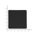 ПАТЧ КВАДРАТ soft-touch (чёрный) 5,5 х 5,5 см, черный, фото 1