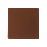 ПАТЧ КВАДРАТ soft-touch (коричневый ) 5,5 х 5,5 см