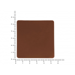 ПАТЧ КВАДРАТ soft-touch (коричневый ) 5,5 х 5,5 см, фото 1