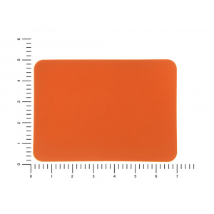 ПАТЧ ПРЯМОУГОЛНЫЙ soft-touch (оранжевый ) 5,0 х 7,0 см - купить оптом