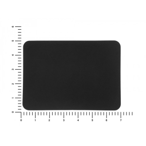 ПАТЧ ПРЯМОУГОЛНЫЙ soft-touch (чёрный) 5,0 х 7,0 см, черный - купить оптом