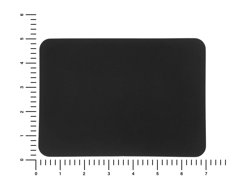 ПАТЧ ПРЯМОУГОЛНЫЙ soft-touch (чёрный) 5,0 х 7,0 см, черный - купить оптом