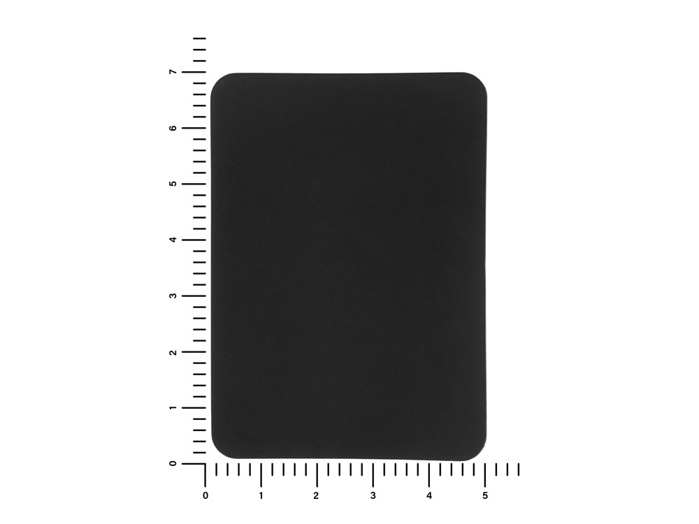 ПАТЧ ПРЯМОУГОЛНЫЙ soft-touch (чёрный) 5,0 х 7,0 см, черный - купить оптом