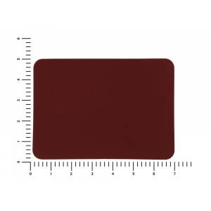 ПАТЧ ПРЯМОУГОЛНЫЙ soft-touch (коричневый ) 5,0 х 7,0 см - купить оптом