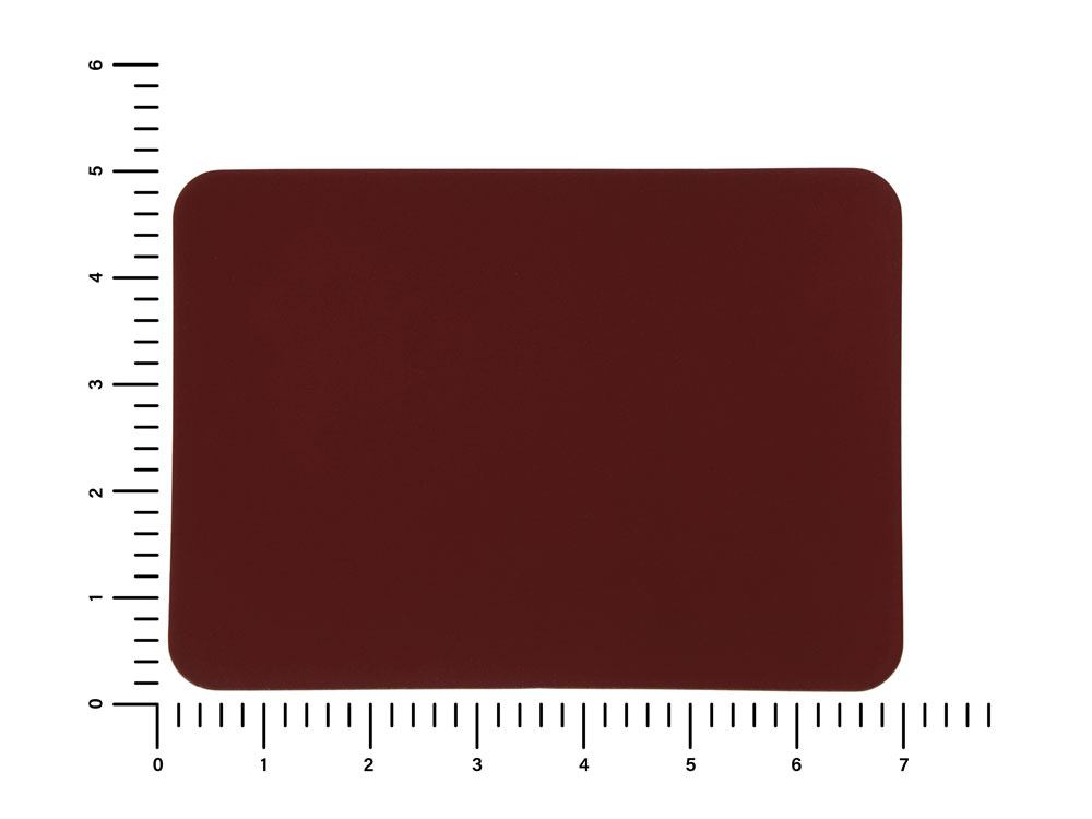ПАТЧ ПРЯМОУГОЛНЫЙ soft-touch (коричневый ) 5,0 х 7,0 см - купить оптом