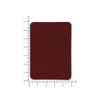 ПАТЧ ПРЯМОУГОЛНЫЙ soft-touch (коричневый ) 5,0 х 7,0 см, фото 2