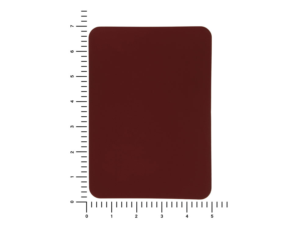ПАТЧ ПРЯМОУГОЛНЫЙ soft-touch (коричневый ) 5,0 х 7,0 см - купить оптом
