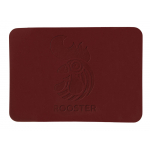 ПАТЧ ПРЯМОУГОЛНЫЙ soft-touch (коричневый ) 5,0 х 7,0 см, фото 3