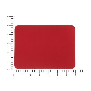 ПАТЧ ПРЯМОУГОЛНЫЙ soft-touch (красный) 5,0 х 7,0 см - купить оптом