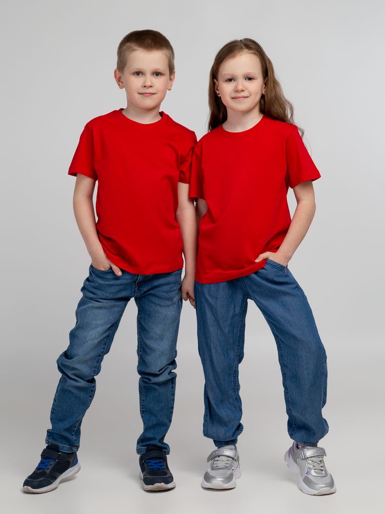 Футболка детская Regent Kids 150, красная - купить оптом